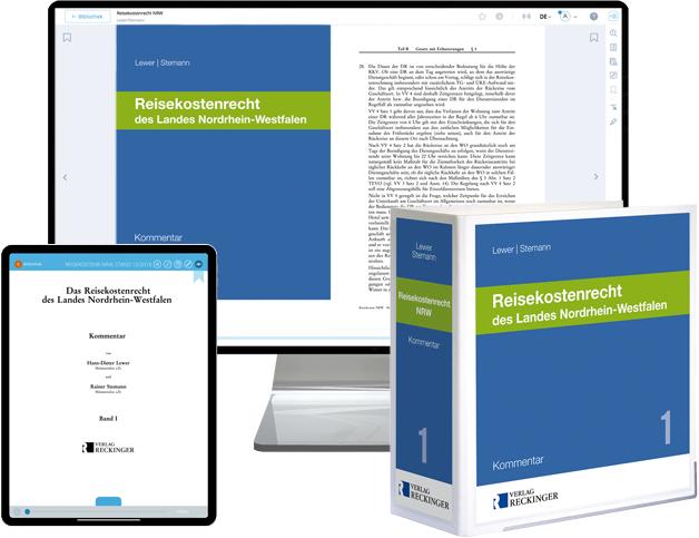 Reisekostenrecht Nordrhein-Westfalen – Print + Digital