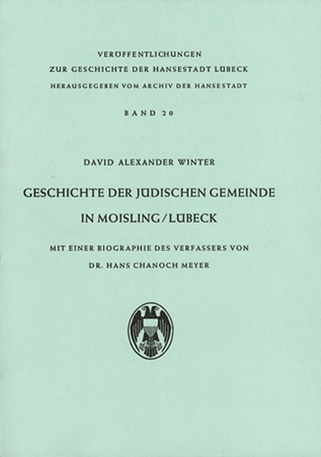 Geschichte der Jüdischen Gemeinde in Moisling/Lübeck