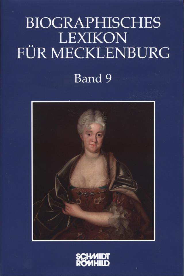 Biographisches Lexikon für Mecklenburg Band 9