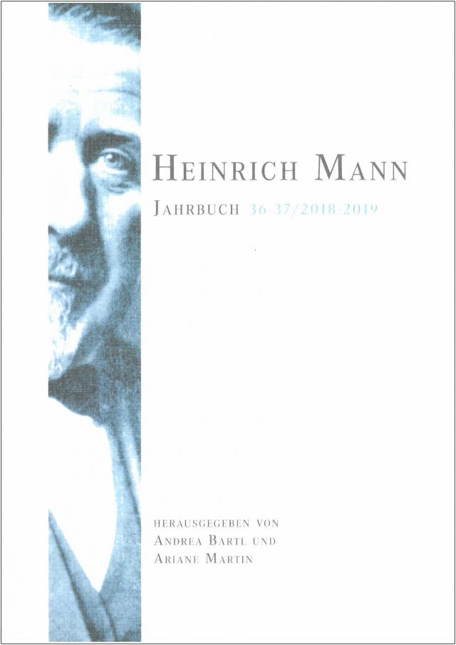 Heinrich Mann-Jahrbuch 36-37/2018-2019