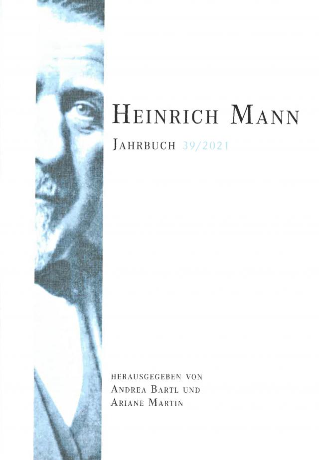 Heinrich Mann-Jahrbuch 39 / 2021