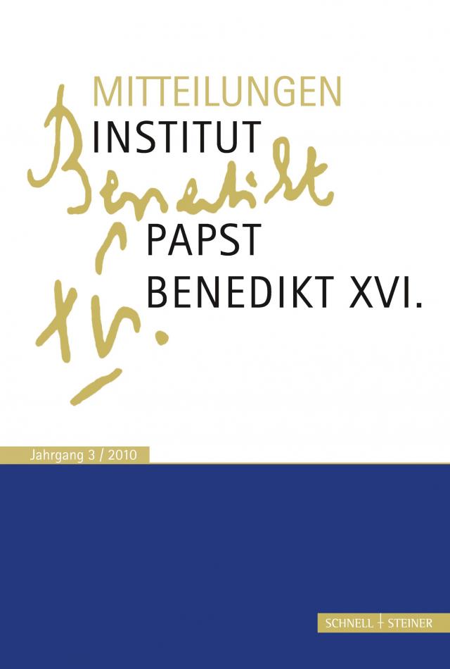 Mitteilungen Institut-Papst-Benedikt XVI.