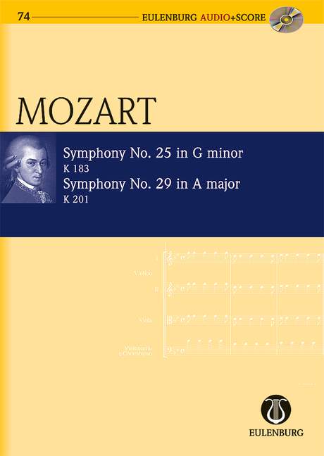 Sinfonie Nr. 25 g-Moll, Sinfonie Nr. 29 A-Dur