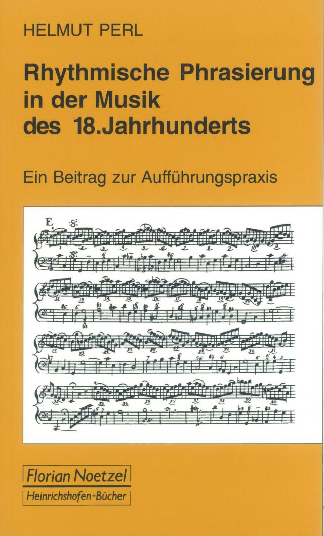 Rhythmische Phrasierung in der Musik des 18. Jahrhunderts
