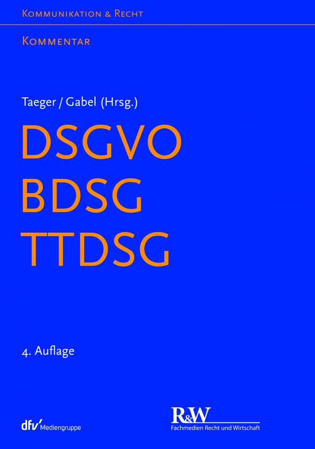 DSGVO - BDSG - TTDSG Kommunikation & Recht  
