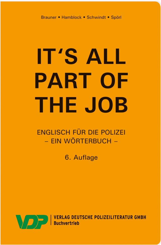 It's all part of the job - Ein Wörterbuch