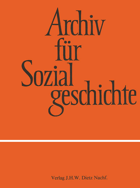 Archiv für Sozialgeschichte, Band 49 (2009)