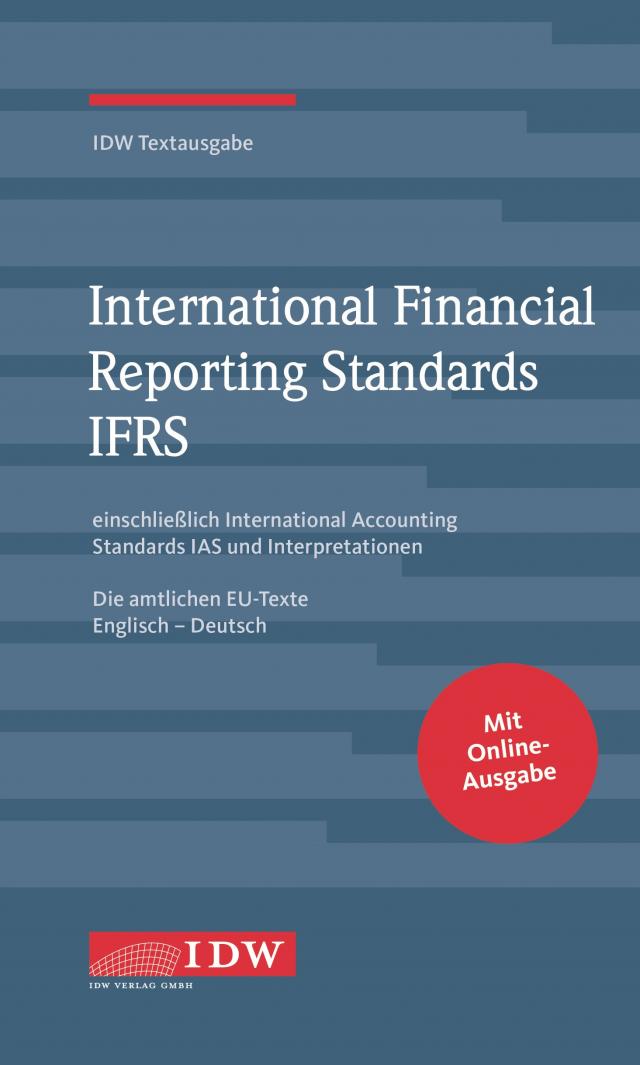 IDW, IFRS IDW Textausgabe, 13. Auflage