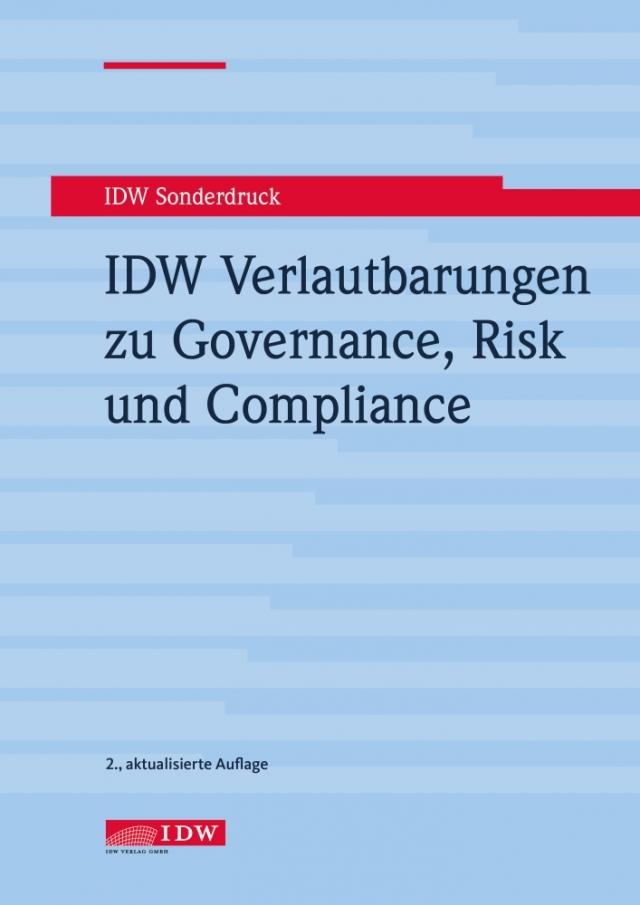 IDW Verlautbarungen zu Governance, Risk und Compliance