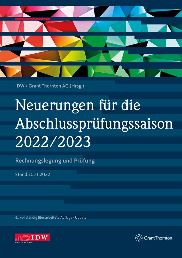 Neuerungen für die Abschlussprüfungssaison 2022/2023 - Update