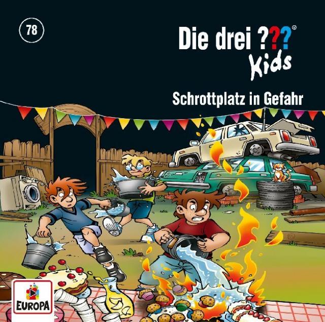 Die drei ??? Kids - Schrottplatz in Gefahr. Tl.78, 1 Audio-CD
