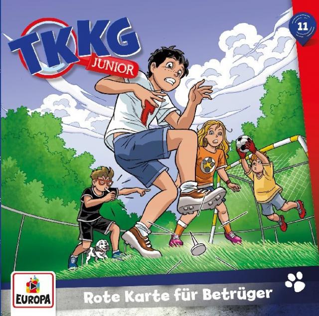TKKG Junior - Rote Karte für Betrüger. Tl.11, 1 Audio-CD