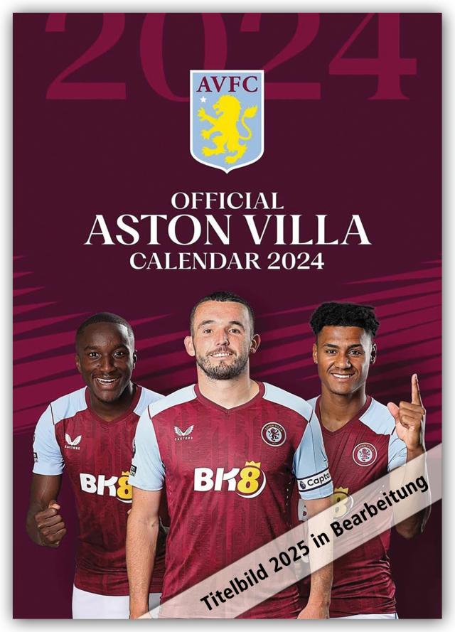 Aston Villa FC 2025 – A3-Posterkalender