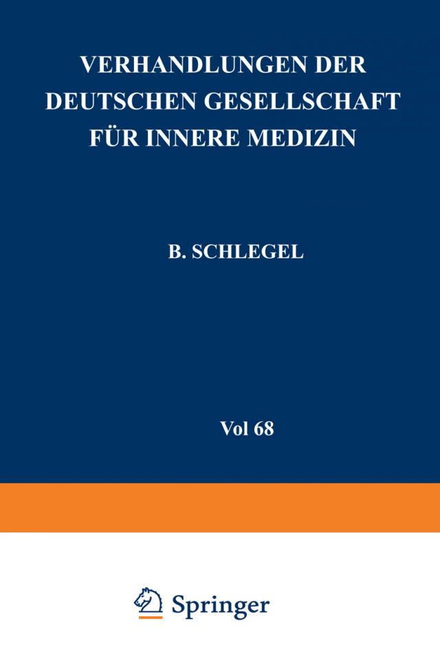 Verhandlungen der Deutschen Gesellschaft für Innere Medizin