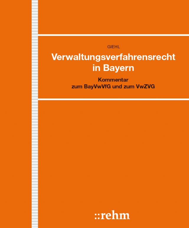Verwaltungsverfahrensrecht in Bayern