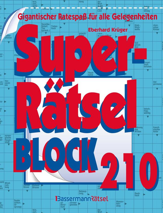Superrätselblock 210 (5 Exemplare à 4,99 €)