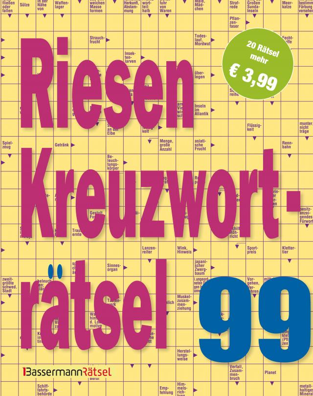 Riesen-Kreuzworträtsel 99 (5 Exemplare à 3,99 €)