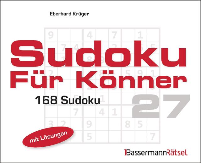 Sudoku für Könner 27 (5 Exemplare à 2,99 €)