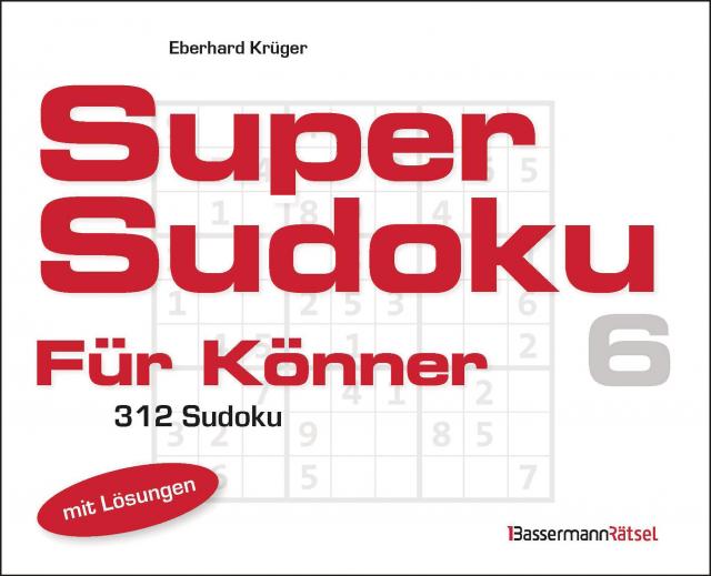 Supersudoku für Könner 6 (5 Exemplare à 3,99 €)