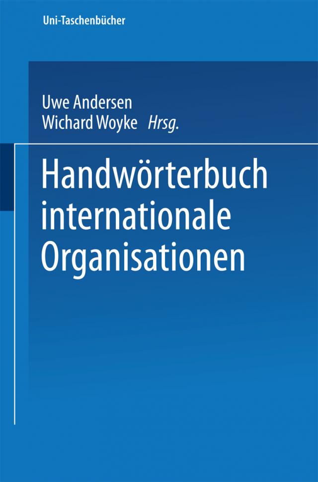 Handwörterbuch Internationale Organisationen