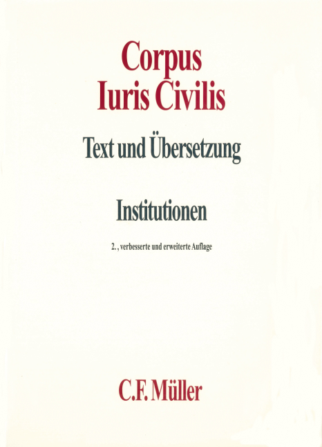Corpus Iuris Civilis I
