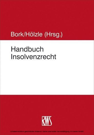 Handbuch Insolvenzrecht