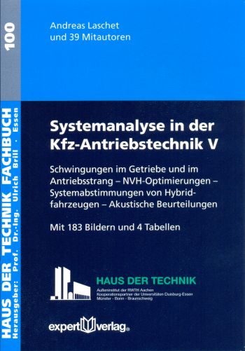 Systemanalyse in der Kfz-Antriebstechnik, V: