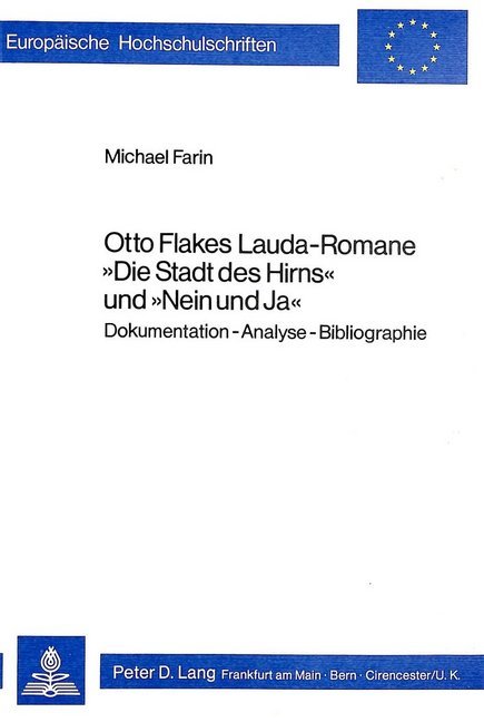 Otto Flakes Lauda-Romane 