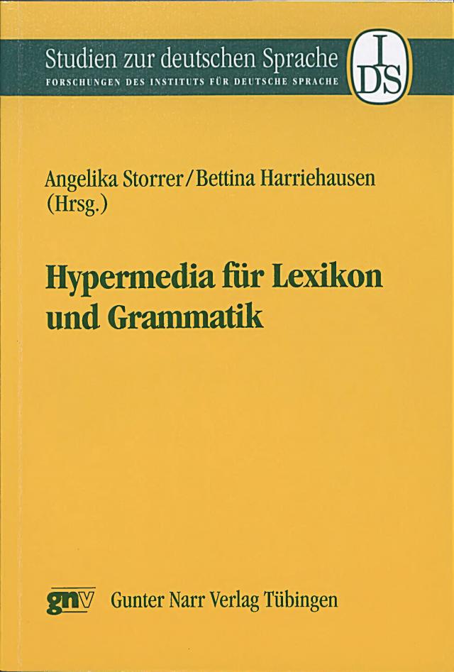 Hypermedia für Lexikon und Grammatik