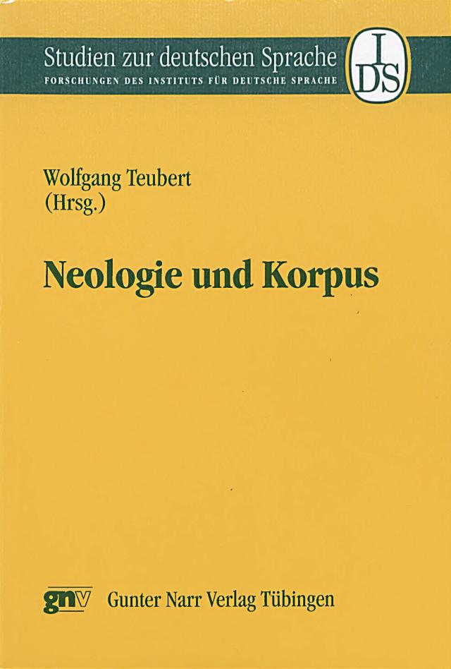 Neologie und Korpus