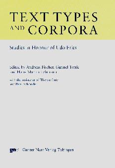Text Types and Corpora
