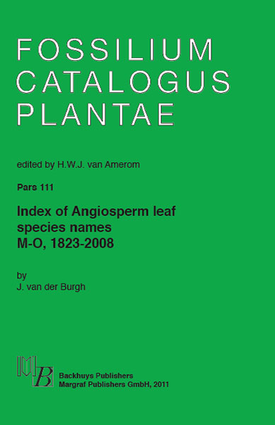 Fossilium Catalogus II: Plantae. Pars 111