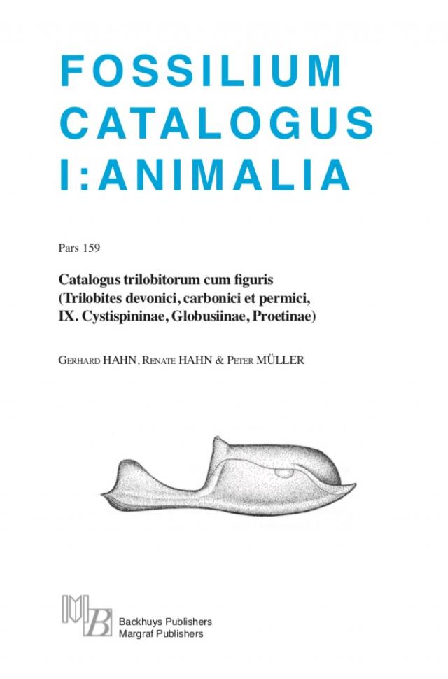 Fossilium Catalogus Animalia Pars 159