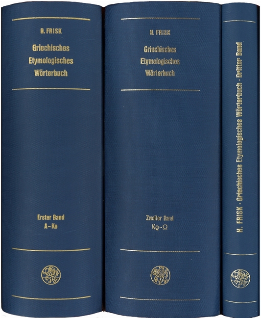 Griechisches etymologisches Wörterbuch / Griechisches etymologisches Wörterbuch