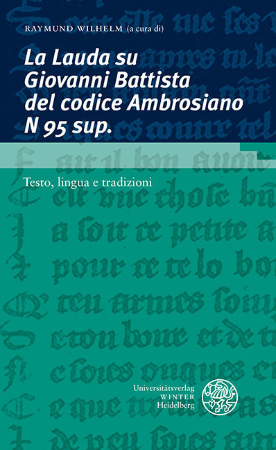 La Lauda su Giovanni Battista del codice Ambrosiano N 95 sup.