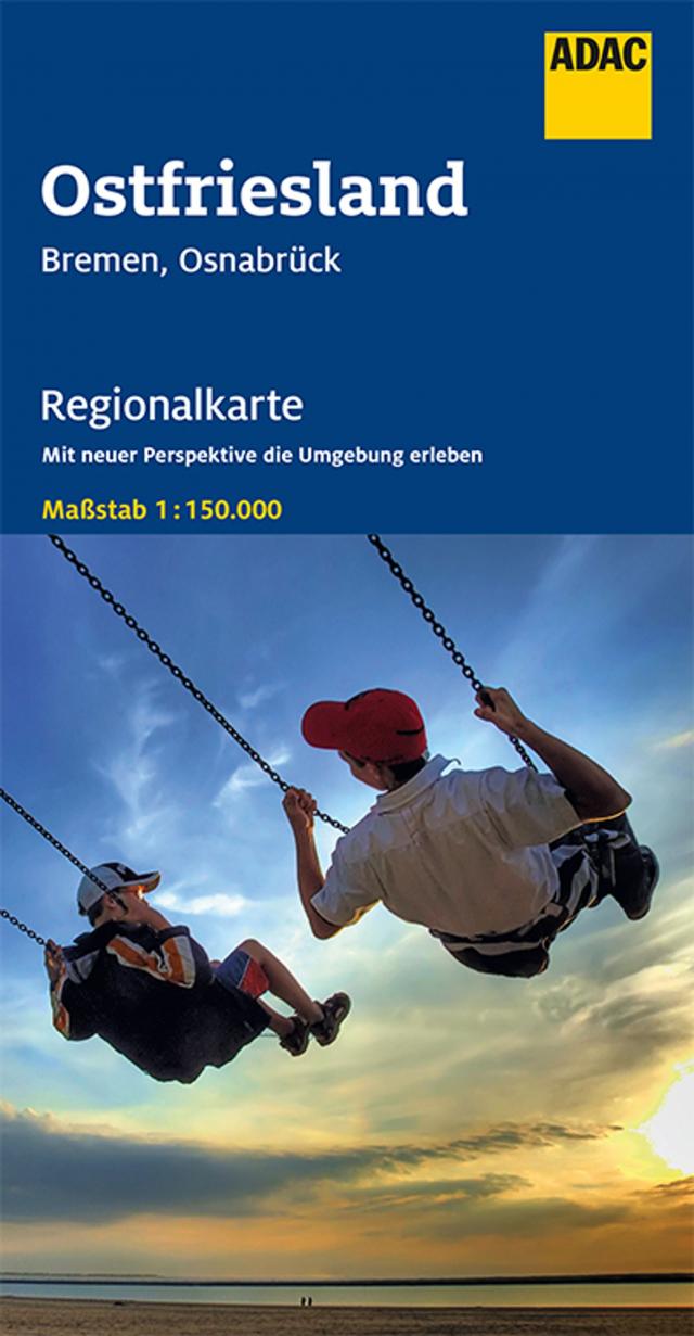 ADAC Regionalkarte 04 Ostfriesland 1:150.000