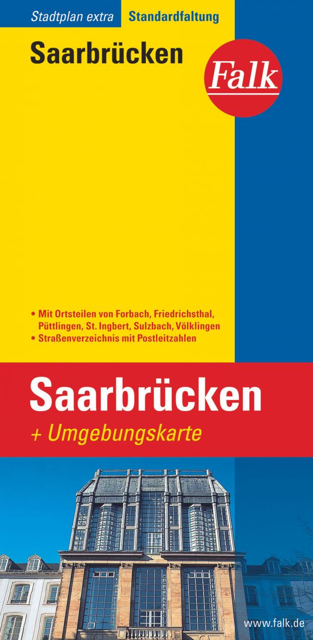 Falk Stadtplan Extra Saarbrücken 1:20.000