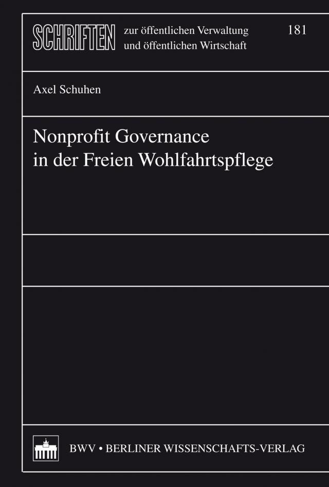 Nonprofit Governance in der Freien Wohlfahrtspflege