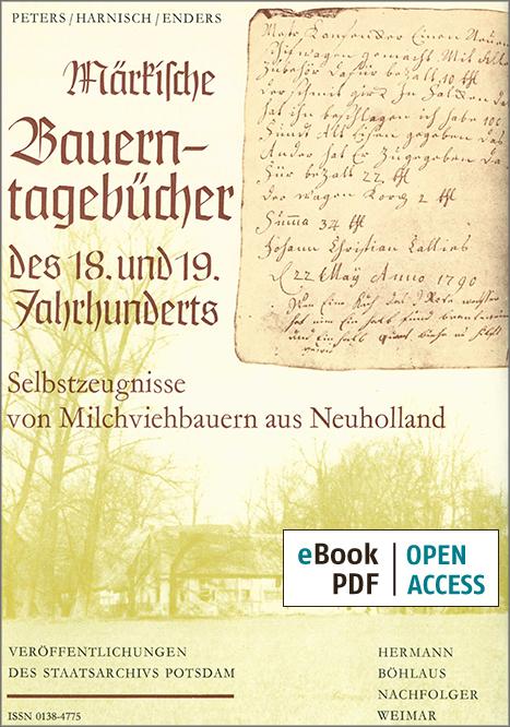Märkische Bauerntagebücher des 18. und 19. Jahrhunderts