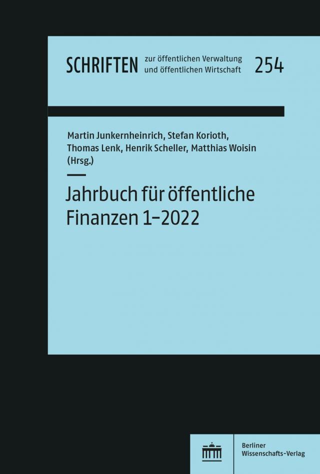 Jahrbuch für öffentliche Finanzen (2022) 1