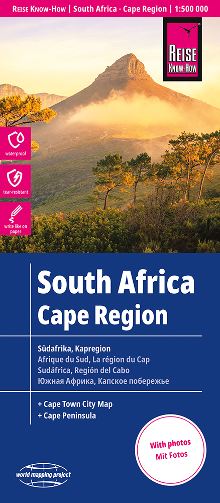 Reise Know-How Landkarte Südafrika Kapregion / South Africa, Cape Region (1:500.000)