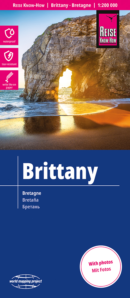 Reise Know-How Landkarte Bretagne / Brittany (1:200.000)