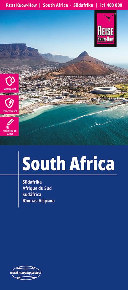 Reise Know-How Landkarte Südafrika / South Africa (1:1.400.000). South Africa / Afrique du sud / Sudáfrica