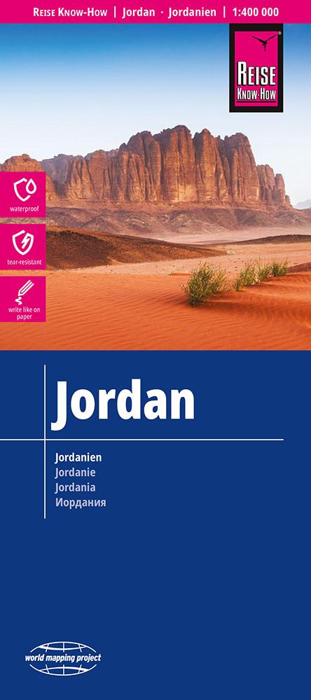 Reise Know-How Landkarte Jordanien / Jordan 1:400.000