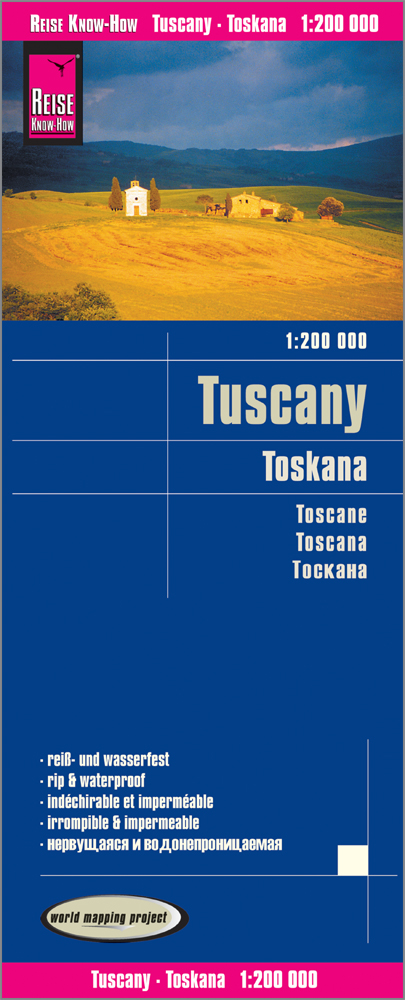 Reise Know-How Landkarte Toskana (1:200.000)