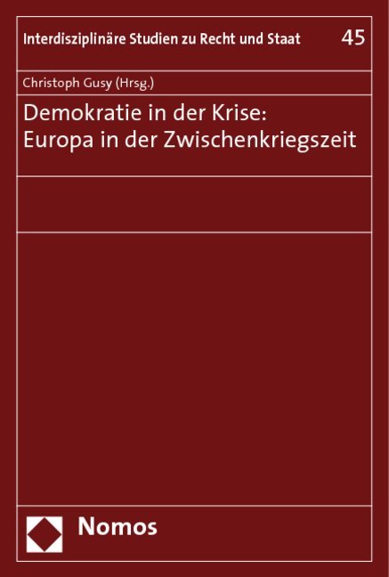 Demokratie in der Krise: Europa in der Zwischenkriegszeit
