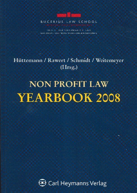 Non Profit Law Yearbook 2008