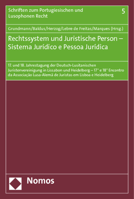 Rechtssystem und Juristische Person - Sistema Jurídico e Pessoa Jurídica