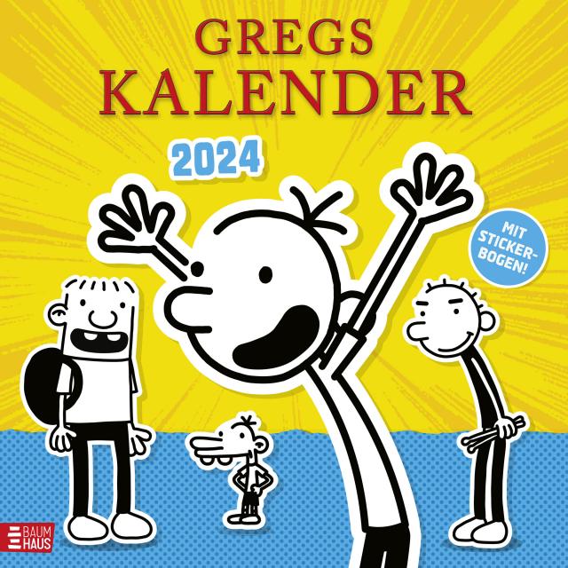 Gregs Tagebuch - Wandkalender 2024