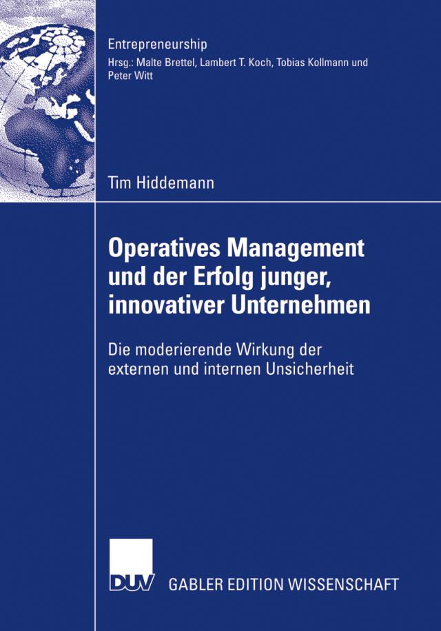 Operatives Management und der Erfolg junger, innovativer Unternehmen